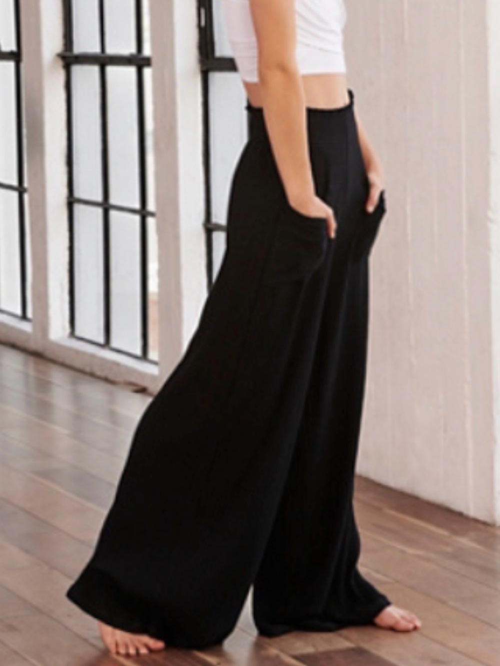 FP Movement by Free People
Movement Women's Blissed Out Wide Leg Rib in black